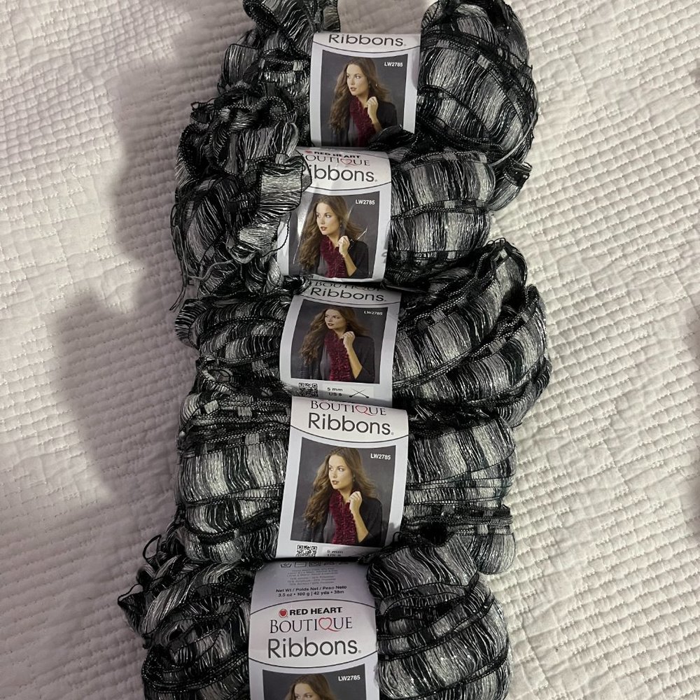 Red Heart Ribbons Yarn Bundle - Picture 2 of 2